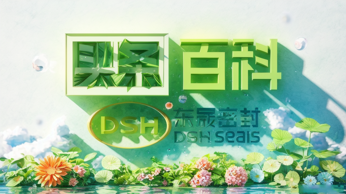 今日頭條百科東晟密封件綠色環(huán)保字體效果海報(bào) (2)